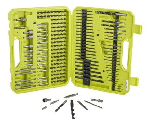 Juego De Brocas Y Destornilladores Ryobi, 195 Piezas, Con Fu