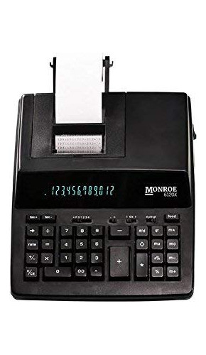 Calculadora De Negocios Monroe 6120x, Negra.