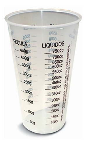 Vaso Plástico Medidor Múltiple 750 Cm3 Art 277 Colombraro 