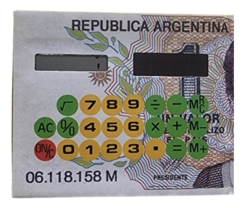 Carlos Menem - Calculadora Científica De Campaña 1989/1995
