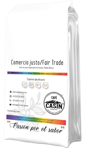 Imagen 3 de 3 de Café Tostado Y Molido By Casin -presentación Pride 500gr