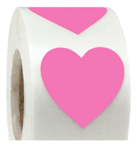 Pegatinas De Corazón, Pegatinas Decorativas, 500 Rosa