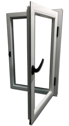 Imagen 2 de 5 de Ventana De Aluminio Batiente Proyectante Tabaquera 50x80 Cm!