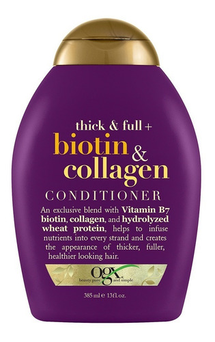 Acondicionador Ogx Biotin Collagen 385ml