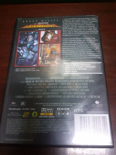 Armageddon. Dvd. Pelicula (Usado)