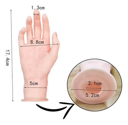 Nuevo Maniquí Femenino De Mano De Silicona Para Práctica De