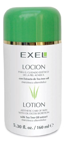 Exel Loción Con Tea Tree Oil X 160ml. Para Acne O Piel Grasa