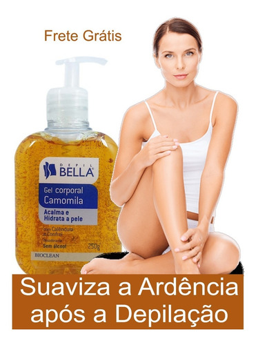 Gel Calmante Corporal Camomila 250ml Pós Depilação