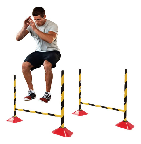 5 Vallas De Entrenamiento Salto Agilidad Altura Variable Pvc