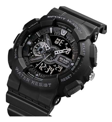 Imagen 5 de 7 de Reloj Camuflado Skmei Cronometro Sumergible Deportivo Shock