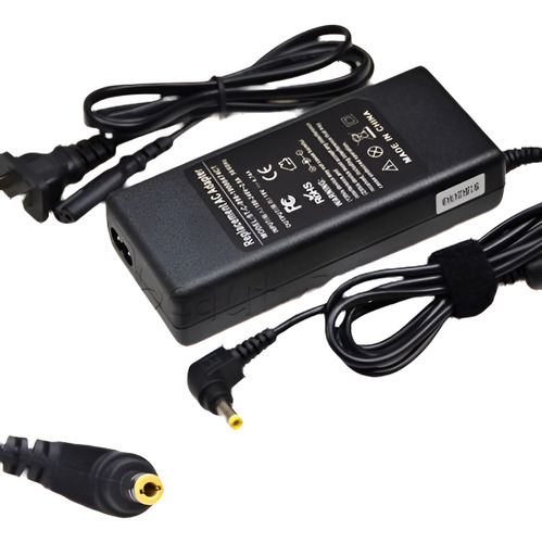 Genérico 19v 90w Ac Adaptador Cargador Gateway One Zx Zx4250