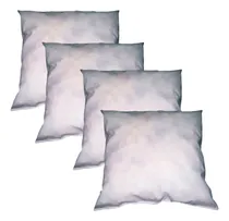 Comprar Pack 4 Almohadones Rellenos 40x40 Con Copos De Goma Espuma