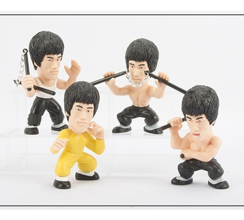 Set De 4 Figuras De Bruce Lee