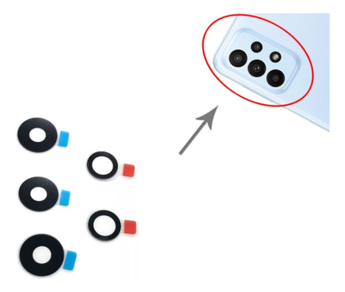 Cristal Camara Compatible Samsung A13 / A23 / A33 / A53 /a73