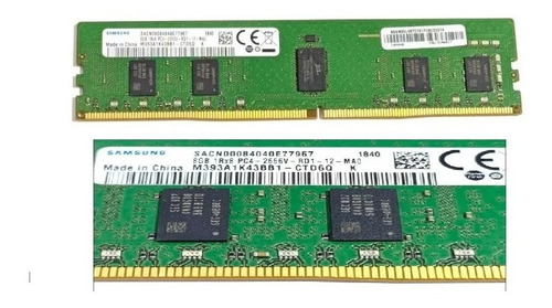Memoria servidor 8gb PC4-2666v Rd1 288 pin DIMM DDR4