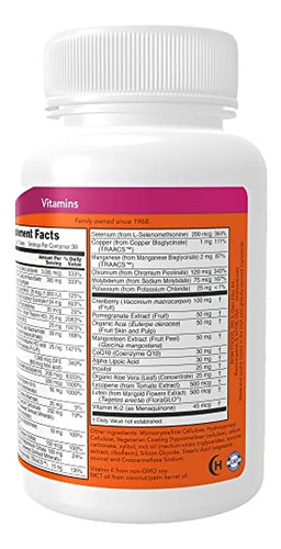 Now Supplements, Eve Women's Multivitamin With Cranberry, Al