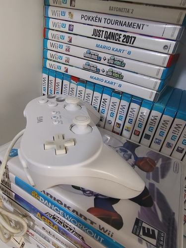 Mando Wii Pro Controller, Joystick Wii Pro Controller Wiiu (Usado)