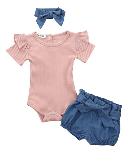 Set De Ropa Suave Para Bebés Y Niñas, 3 Piezas