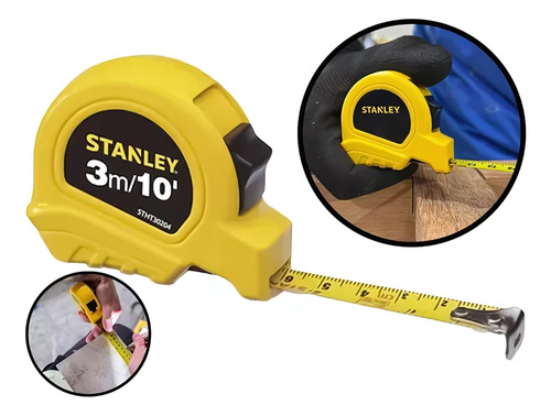 Trena Básica Com Freio Manual 3m/10' Profissional Stanley