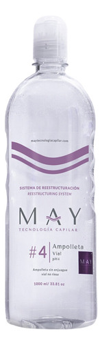 4 Ampolleta 1000ml May Tecnología Capilar