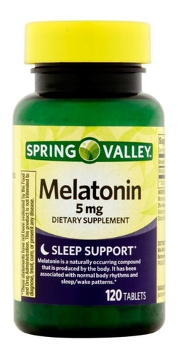 Melatonina 5mg 120cp Ayuda Dormir Suplemento Mejora Descanso Sabor Neutro