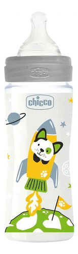 Chicco Mamadera Anticólico Boca Ancha Silicona 330ml Beb