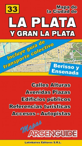 Mapa De La Plata Ciudad Y Gran La Plata Argenguide