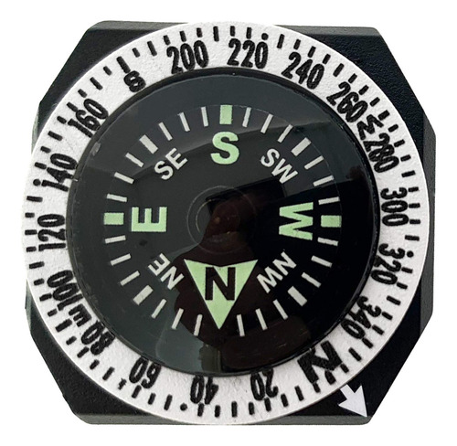 Sun Go Compass Micro Orienteering Wrist Compass With Neon Gr