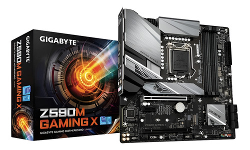 Placa-mãe Gigabyte Z590m Gaming X Lga1200 11a Geração Ddr4 (Usado)