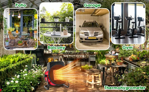 Calefactor Eléctrico Genérico Portátil 3 Kw Hogar