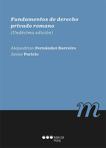 Libro Fundamentos De Derecho Privado Romano 2021