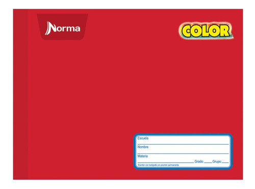 Pack 10pz Cuaderno Forma Italiano Cosido Norma Color 360 Dob