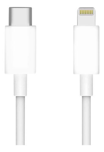 Imagen 4 de 8 de Ficha Y Cable Usb-c Tipo C 1m Lightning Para iPhone 12 Otec
