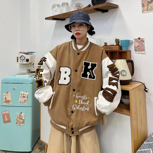 Uniforme De Béisbol Bordado Vintage, Marca De Moda Suelta