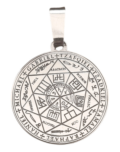 Escudo De Protección Medalla De Los 7 Arcángeles Plata 950