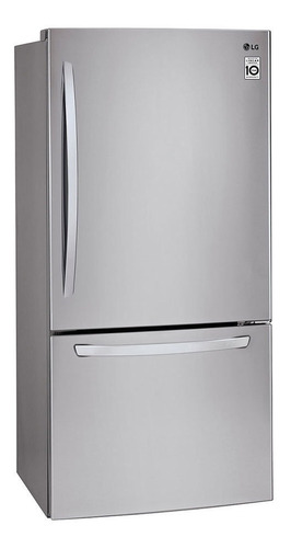 Refrigerador inverter auto defrost LG GB22BGS acero inoxidable con freezer 617.3L 127V