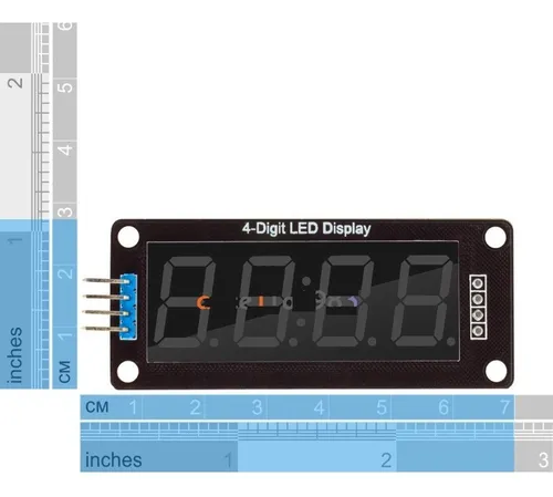 Reloj arduino display hotsell 7 segmentos