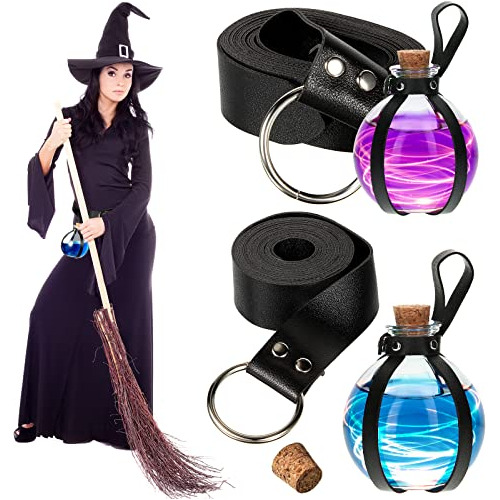 2 Juego De Botellas De Poción De Halloween Accesorios ...