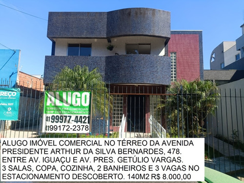Imóvel Comercial 140m2 Av Arthur Bernardes