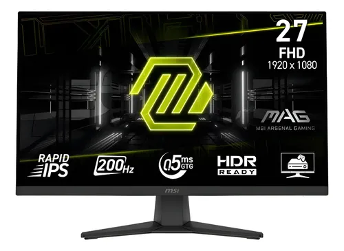 Monitor Gamer Msi Mag 272F 27 200Hz 0.5Ms Fhd Ips Dp1.2 Amd