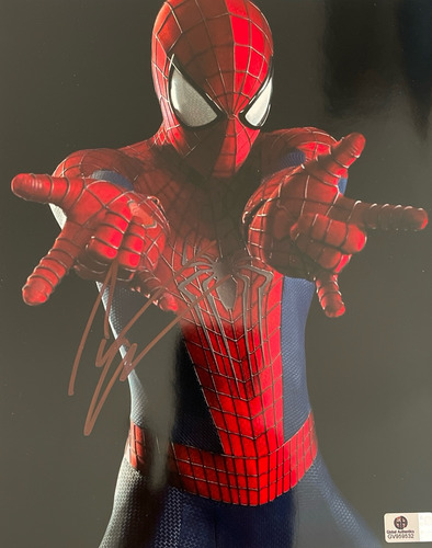 Autografo De Andrew Garfield Spiderman Foto Autografiada G.a (Usado)