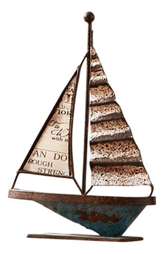 Decoración De Modelo De Barco De 11.5x4x16cm Multicolor