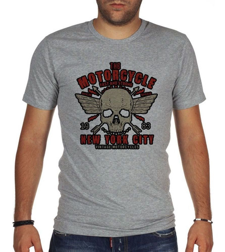 Remera De Hombre The Motorcycle Fast And Strong High Speed