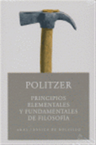 Principios Elementales Fundamentales Filosofia - Politzer