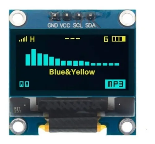 comprar Modulo Display Oled 0.96 I2c Azul Amarelo Lcd P\u002F Arduino Pic
