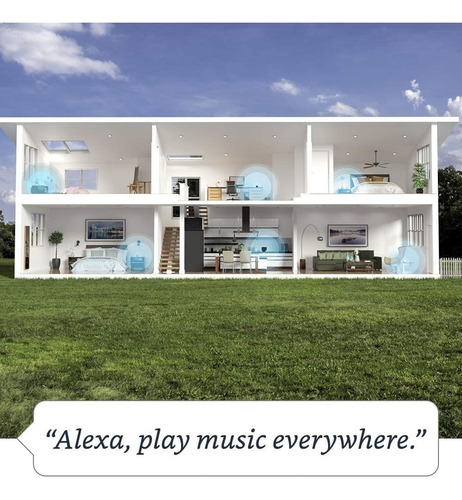Amazon Echo 4th Gen con asistente virtual Alexa glacier white 110V/240V