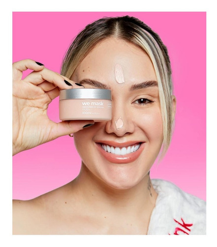 Máscara Argila rosa 100g - Wepink Virginia Fonseca todo tipo de pele