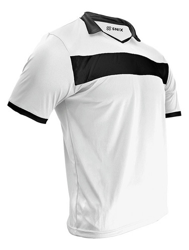 Polera De Futbol Infantil Zid Blanco Y Negro