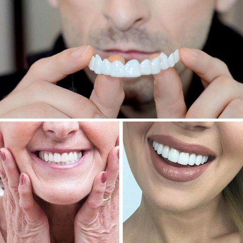 // 1 Par De Carillas Dentales Dentaduras Postizas