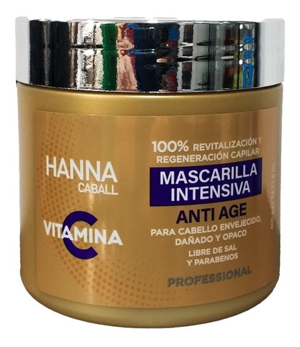 Hanna Caball Mascarilla Intensiva Vitamina C Anti Edad